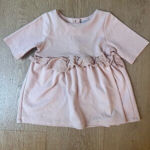 Tahari Pink Ruffled Kids Top